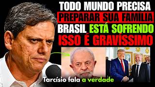 TARCÍSIO DE FREITAS NÃO SE ESCONDE E SOLTA O VERBO SOBRE SEGURANÇA PÚBLICA NO BRASIL