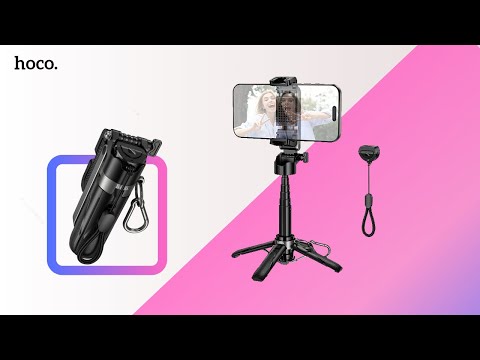Селфи-монопод HOCO K27 Magic с Bluetooth - фото 1 - id-p2767458102