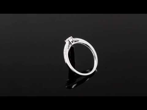 18 Carat White Gold Engagement Ring - RIN1GEMDIAMO1548