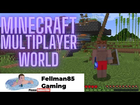 EPIC Minecraft Multiplayer Adventure with Fellman85!