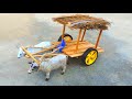 बैलगाड़ी घर पर कैसे बनाएं How To Make Bullock Cart Bamboo 