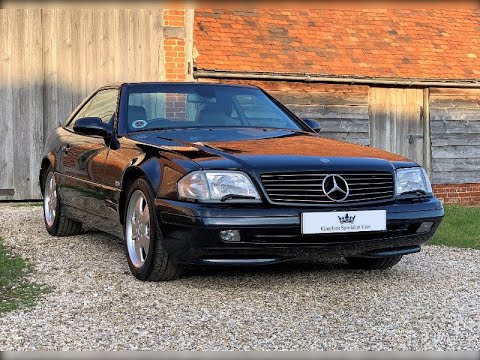 Mercedes-Benz R129 series SL320, 71k miles for sale. Well optioned example in a rare colour.