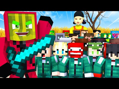 10 YOUTUBER XXL SQUID GAME EVENT... IN MINECRAFT?!  (Minecraft Freunde)