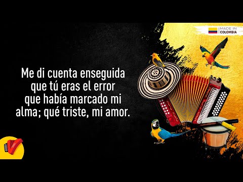 El Error, Daniel Calderón & Los Gigantes Del Vallenato, Video Letra - Sentir Vallenato