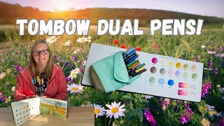 Tombow Dual Brush Pens SPARK Creativity in Mixed Media Art! 🎨🖌️