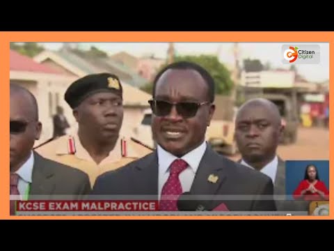 Twelve arrested over KCSE exam malpractice as cheating cases rise in five counties