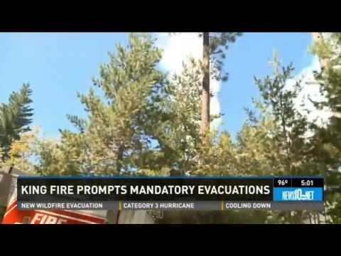 King Fire Coverage: first day of huge growth, 5PM