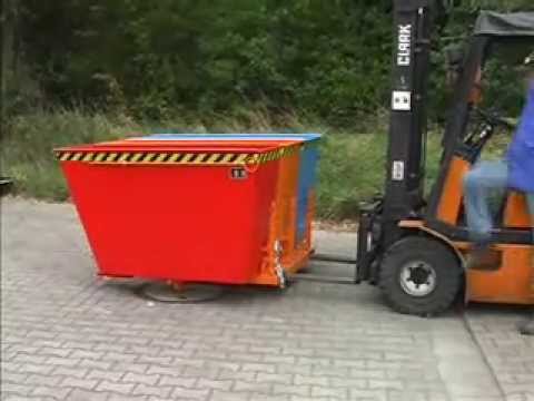 Video: Kippbehälter TRIO, lackiert, Gelborange