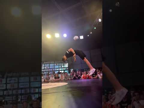 Erlend is flying! #superball #freestylefootball