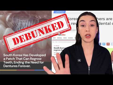 South Korean Tooth Regeneration Patch: DEBUNKED