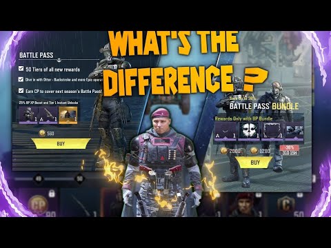 BATTLE PASS vs BATTLE PASS BUNDLE in call of duty mobile