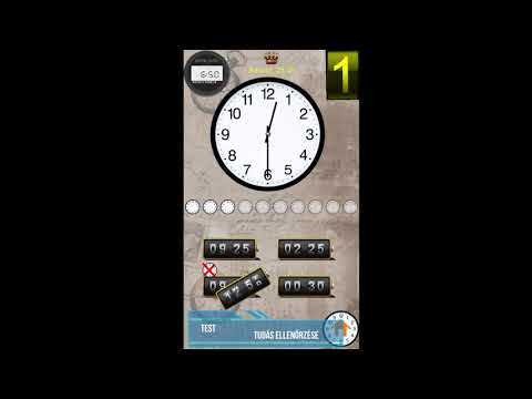 Clock Learning game