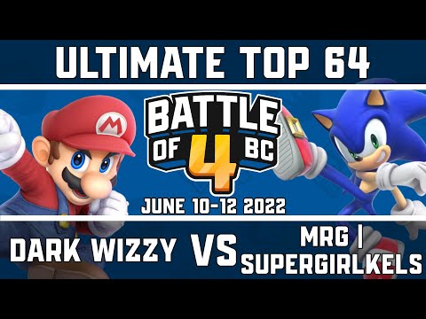 Dark Wizzy vs MRG | SuperGirlKels - Ultimate Singles Top 64 - Battle of BC 4