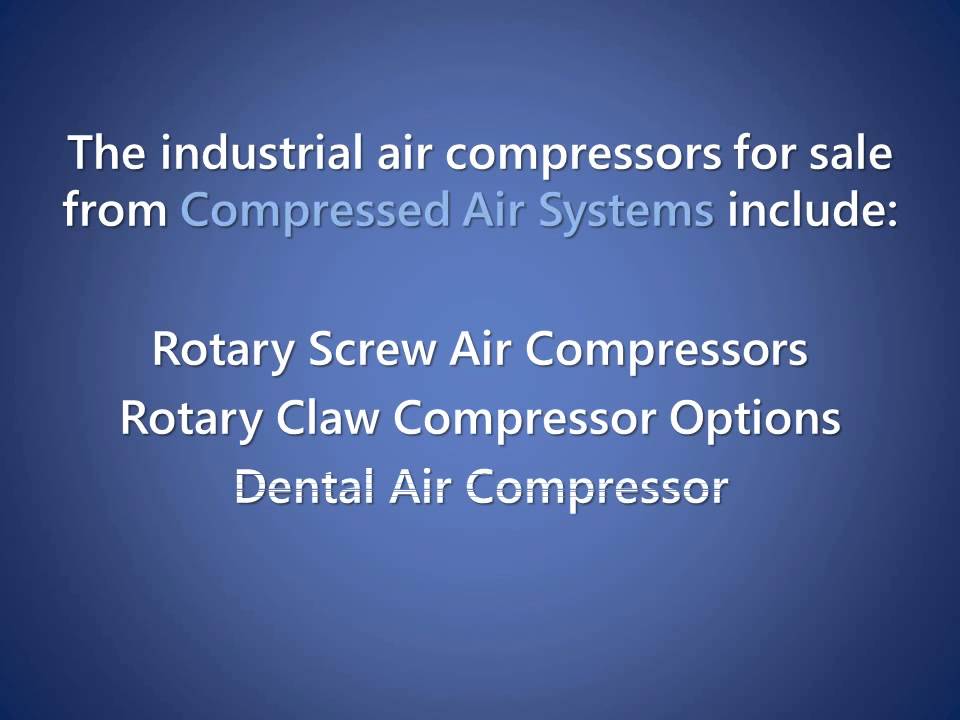 New and Used Air Compressor Systems For Sale