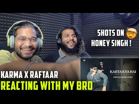 KARTA KYA HAI - KARMA X RAFTAAR 🤯🥵 | REACTION | KALAMZONE @LUCIIFER