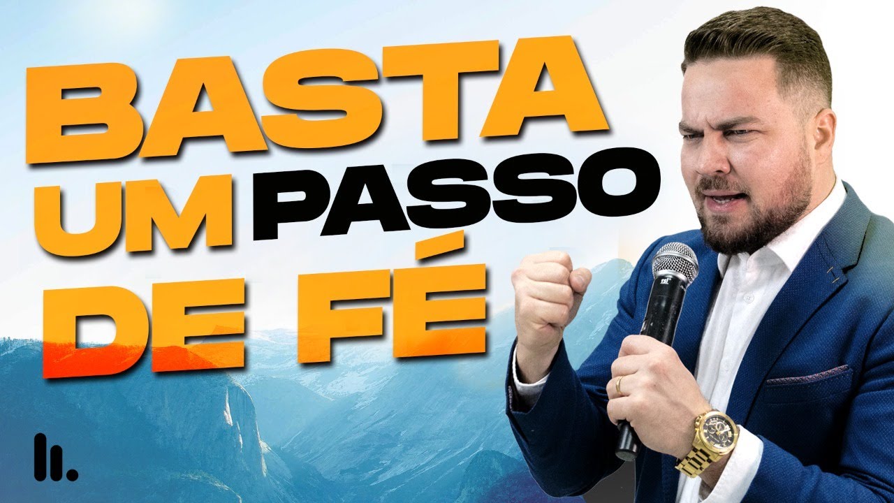 BASTA UM PASSO DE FÉ -  com Pr. Pedro Medina na Família do Reino