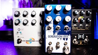 Lofi Pedal Sketch w/ Knob Settings: Bass-Generation Loss CBA & CooperFX + Microcosm +R1 Walrus Audio