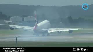 British Airways A380 Go Around