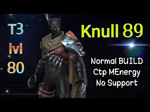 WBL|| KNULL 89 || by lvl 80 Black Panther/ CTP MEnergy/ No Support 🔥#marvel_future_fight