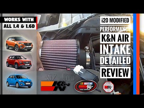 i20 MODIFIED | K&N RR-3003 | CRETA VERNA VENUE PERFORMANCE MOD | COMPREHENSIVE IN DEPTH REVIEW |