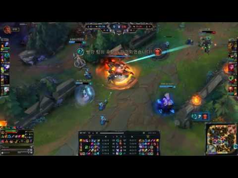 SKT T1 MaRin - Renekton contra Hecarim - KT ssumday, KR LOL SoloQ Highlights