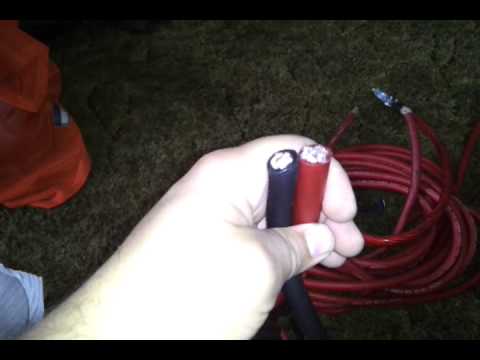 0 gauge power wire comparison