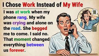 I Refused to Leave Work… My Wife Was Alone 🔥Learn English With Story || Graded Reader📚
