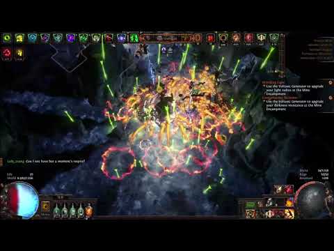 [3.21] CI Scion Molten Armour Stack Smugglers Stash 12 Minute Challenge, DELVE DEPTH 6K SCALING CAP