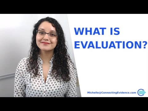 What is Evaluation?