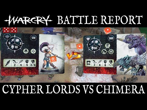 Is the Chimera useless? Warcry Battle Report   Cypher Lords vs chimera