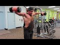 17 YEAR OLD BODYBUILDER TRAINS SHOULDERS