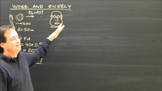 Physics Lesson: Kinetic Energy and Work, Conservation Part 2 Help Lesson