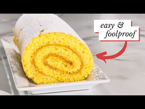 classic roll cake - easy and foolproof recipe