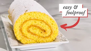 classic roll cake - easy and foolproof recipe
