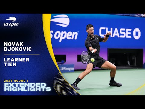 Novak Djokovic vs. Learner Tien Extended Highlights | 2025 US Open Round 1