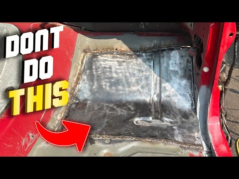 How to Install a Floor Pan the RIGHT Way | Beginner Rust Repair