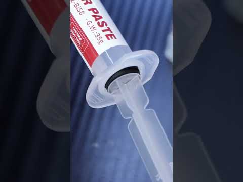 How to use Syringe Solder Paste #solderpaste #soldering #syringesolderpaste