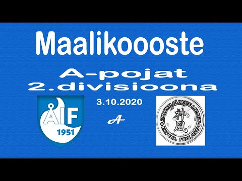 Maalikooste AIF A-pojat - Loiske Kamikaze (A-poikien 2.divisioonan sarjapeli 3.10.2020