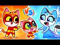Baby, Don't Leave Me! Hot vs Cold Game | Superhero Adventures |