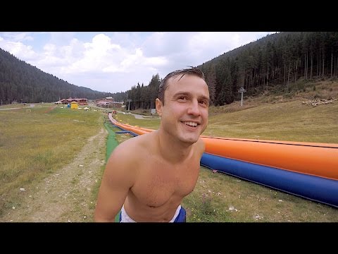 Longest Water Slide in Europe. INSANE!