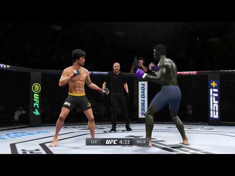 UFC 4  Bruce Lee vs  Hulk  EA Sports   Dragon Fight