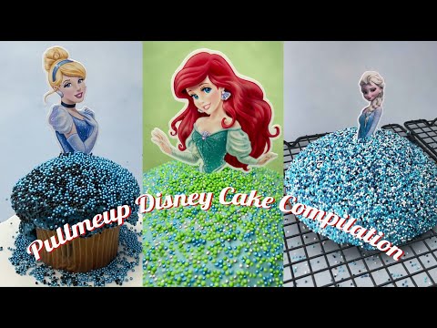 Pull me up cake-Compilation-Bolo tsunami,TSUNAMI Cake, Disney Princess Cake Compilation