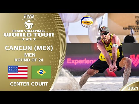 Lucena/Dalhausser vs. Alison/Álvaro Filho - Full Match | 4* Cancun 2021 #1