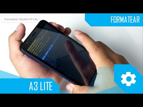 Formatear Alcatel A3 Lite