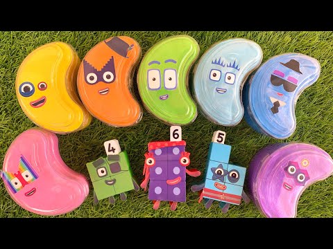 Numberblocks Rainbow Wrong Colour 21 with Puzzle Tetris Pirates ASMR | Satisfying Clay, ASMR