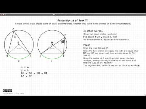 Euclid's Elements Book 3 - Proposition 26