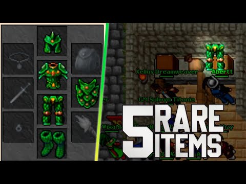 5 Rare and Interesting Items from Tibia // Tibia Lore // Story #2 // REUPLOADED