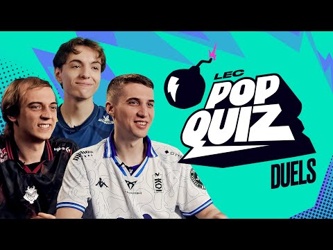 Pop Quiz Duels: League Trivia | 2025 LEC