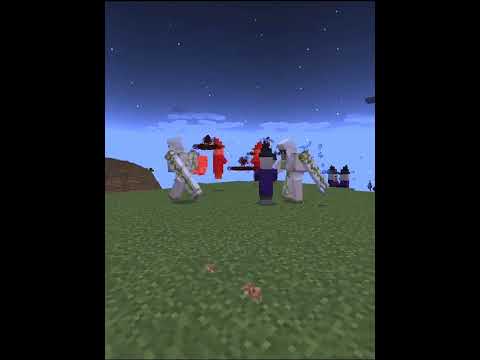 Witch fight, then splash potions summon iron golems.. - OpTube Update Minecraft n30325