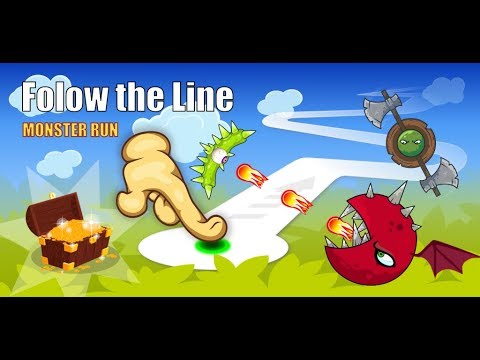 Follow the Line Monster Run Video